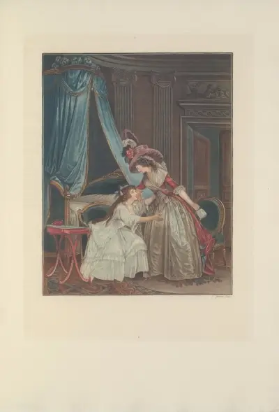 L’Indiscrétion (F. Janinet after N. Lavreince) av Albert Christophle