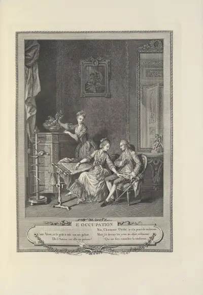 L’Occupation (C. L. Lingée after S. Freudenberger) av Albert Christophle