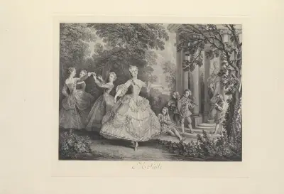 Mademoiselle Sallé (N. de Larmessin after N. Lancret) av Albert Christophle