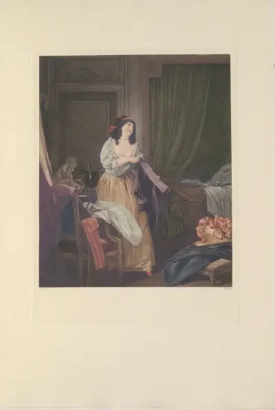 Que n’y est-il Encore (L. Petit after L. L. Boilly) av Albert Christophle