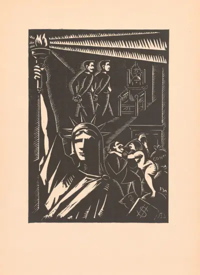 Within the shadow of liberty, 1926 av Albert Daenens
