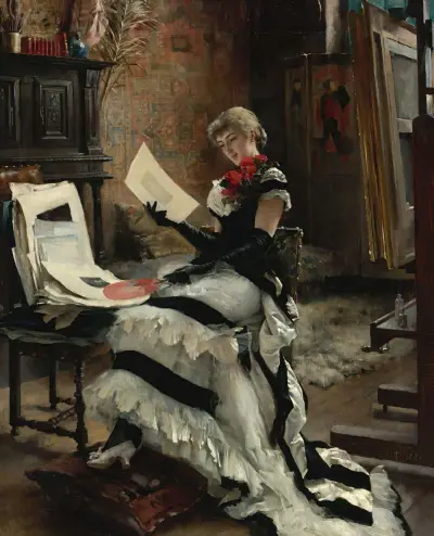 U umělce (Rytiny), Albert Edelfelt