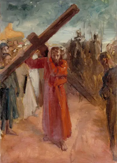 Kristus nesoucí kříž, Albert Edelfelt