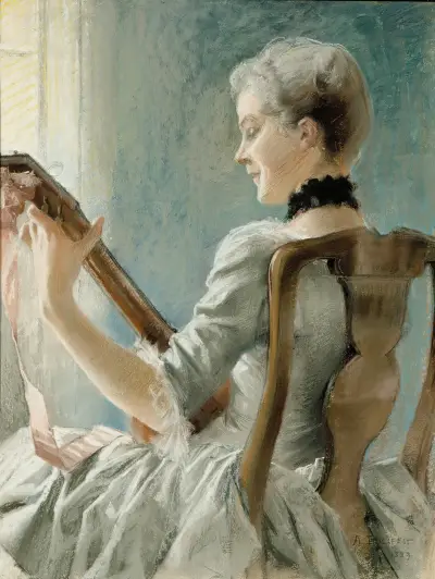 Dalins vårvisa, Albert Edelfelt