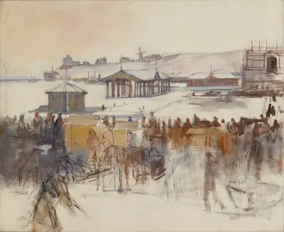 Z jižního přístavu, Albert Edelfelt