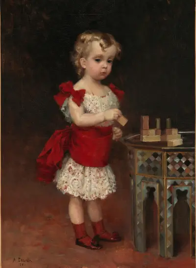 Großfürst Andrej Wladimirowitsch als Kind von Albert Edelfelt