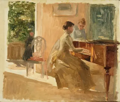 Im Salon in Haiko von Albert Edelfelt