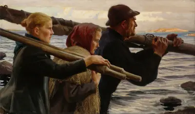 Ve vnějších ostrovech, Albert Edelfelt