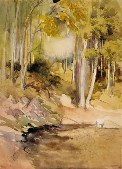 I skogen av Albert Edelfelt