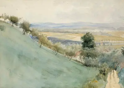 Svah u Montbéliardu, Albert Edelfelt