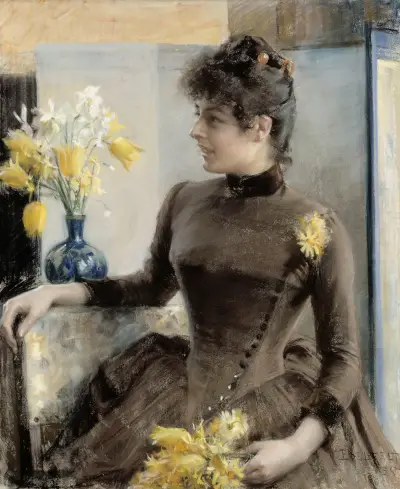 Parisienne av Albert Edelfelt