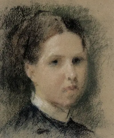 Porträtt av Annie Edelfelt av Albert Edelfelt