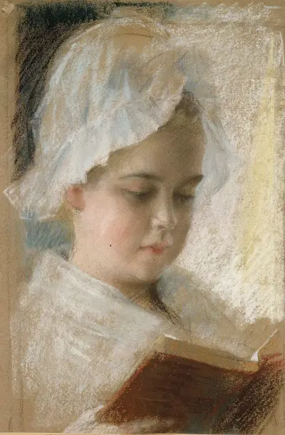 Bildnis der Berta Edelfelt, Studie von Albert Edelfelt