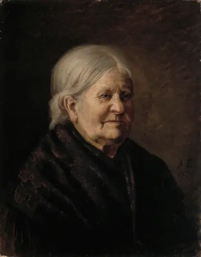 Porträtt av Fredrika Snygg (Tajta) av Albert Edelfelt