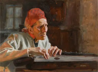 The Poet, Larin Paraske von Albert Edelfelt