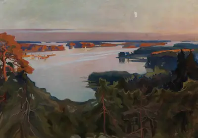 Blick über Haikko von Albert Edelfelt