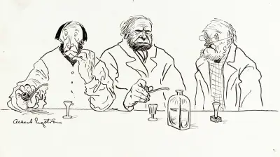Bönder i Längshult av Albert Engström