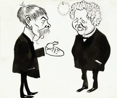 P.P Waldenström av Albert Engström
