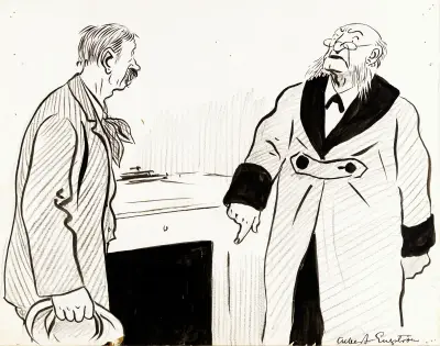 Den despotiske gamle ägaren av Albert Engström