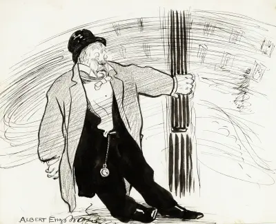 Den inte så nyktre nattvandraren av Albert Engström