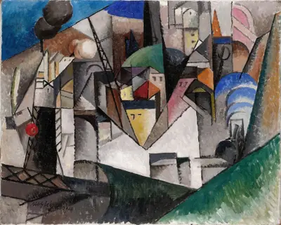 Landscape av Albert Gleizes