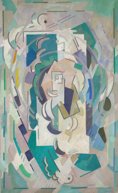 Peinture objective thématique pour la contemplation ou Composition av Albert Gleizes
