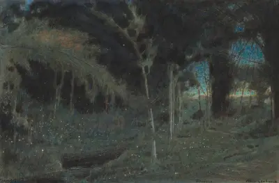 Fireflies, Trinidad av Albert Goodwin