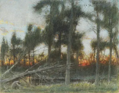 The unfaithful knight av Albert Goodwin