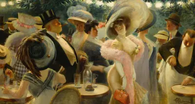 Café de Paris av Albert Guillaume