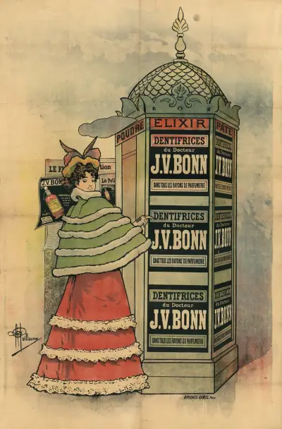 Elixir – dentifrice du Docteur J.V. Bonn dans tous les rayons de parfumerie av Albert Guillaume
