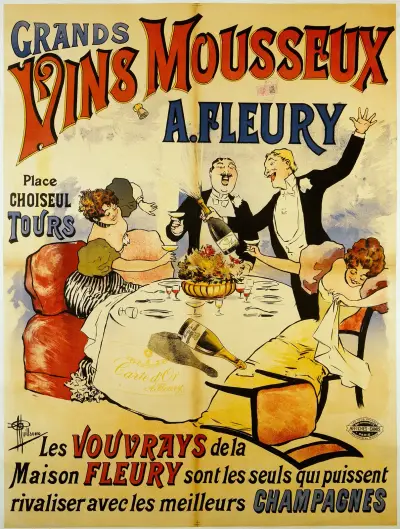 Grands Vins Mousseux A.Fleury av Albert Guillaume