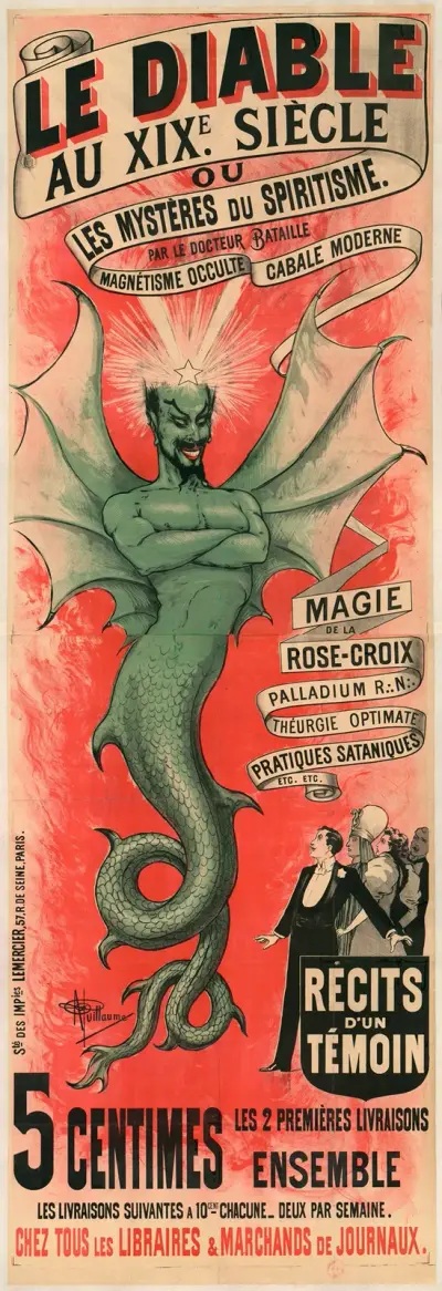 Le Diable au XIXe siècle ou les Mystères du spiritisme par le docteur Bataille av Albert Guillaume