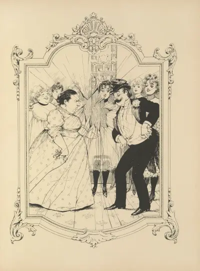 Minnen av en spegel pl. 27 av Albert Guillaume