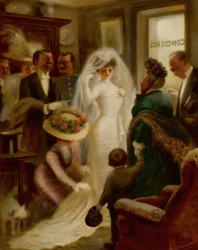 Wedding day av Albert Guillaume