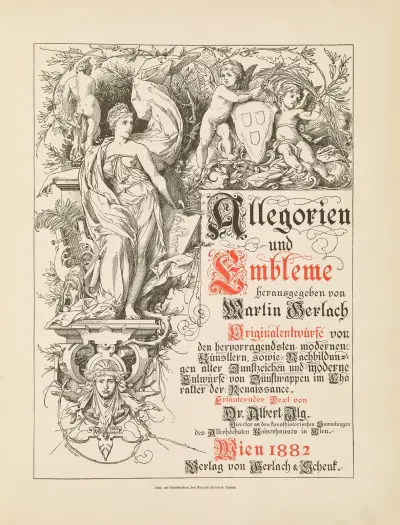 Allegorien und Embleme Vol. I Pl.000 av Albert Ilg