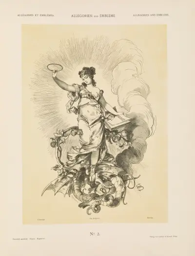 Allegorien und Embleme Vol. I Pl.002 av Albert Ilg