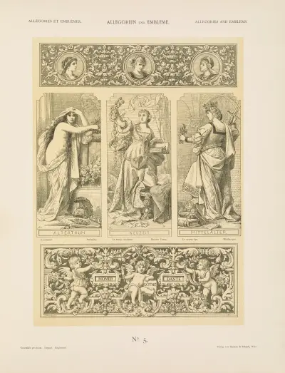 Allegorien und Embleme Vol. I Pl.005 av Albert Ilg