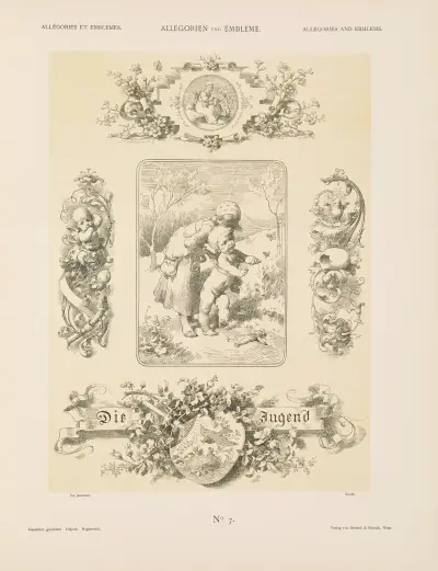 Allegorien und Embleme Vol. I Pl.007 av Albert Ilg