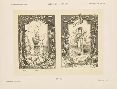 Allegorien und Embleme Vol. I Pl.010 av Albert Ilg