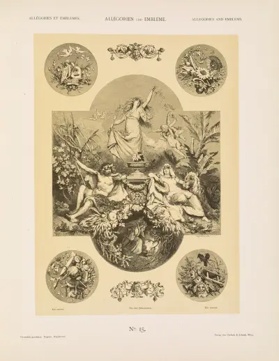 Allegorien und Embleme Vol. I Pl.016 av Albert Ilg