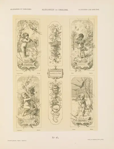 Allegorien und Embleme Vol. I Pl.017 av Albert Ilg