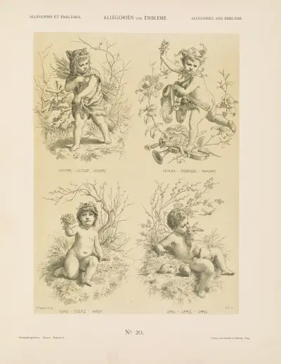 Allegorien und Embleme Vol. I Pl.022 av Albert Ilg