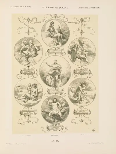 Allegorien und Embleme Vol. I Pl.025 av Albert Ilg