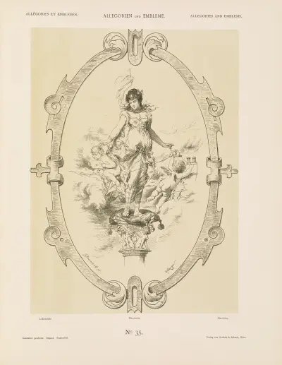 Allegorien und Embleme Vol. I Pl.037 av Albert Ilg