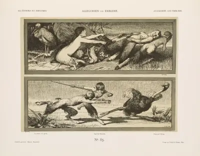 Allegorien und Embleme Vol. I Pl.101 av Albert Ilg
