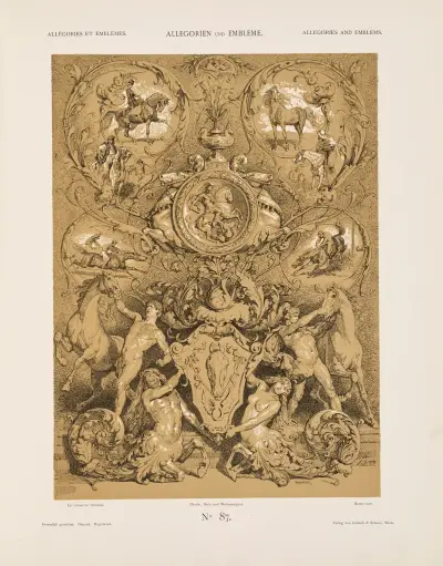Allegorien und Embleme Vol. I Pl.104 av Albert Ilg