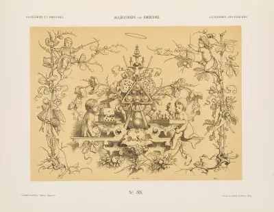 Allegorien und Embleme Vol. I Pl.105 av Albert Ilg