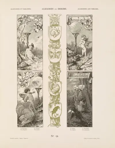 Allegorien und Embleme Vol. I Pl.108 av Albert Ilg