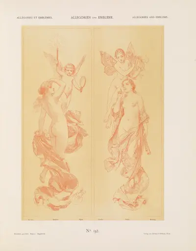 Allegorien und Embleme Vol. I Pl.109 av Albert Ilg