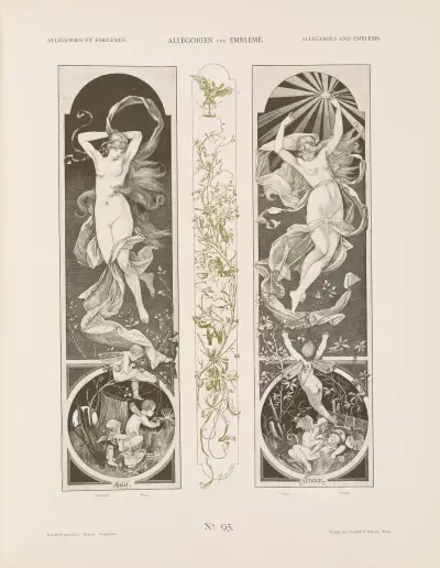 Allegorien und Embleme Vol. I Pl.113 av Albert Ilg